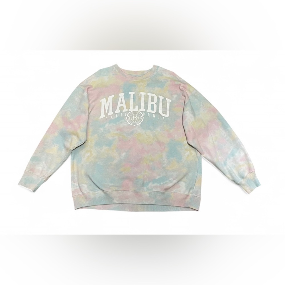HOLLISTER MALIBU TIE DYE CREWNECK